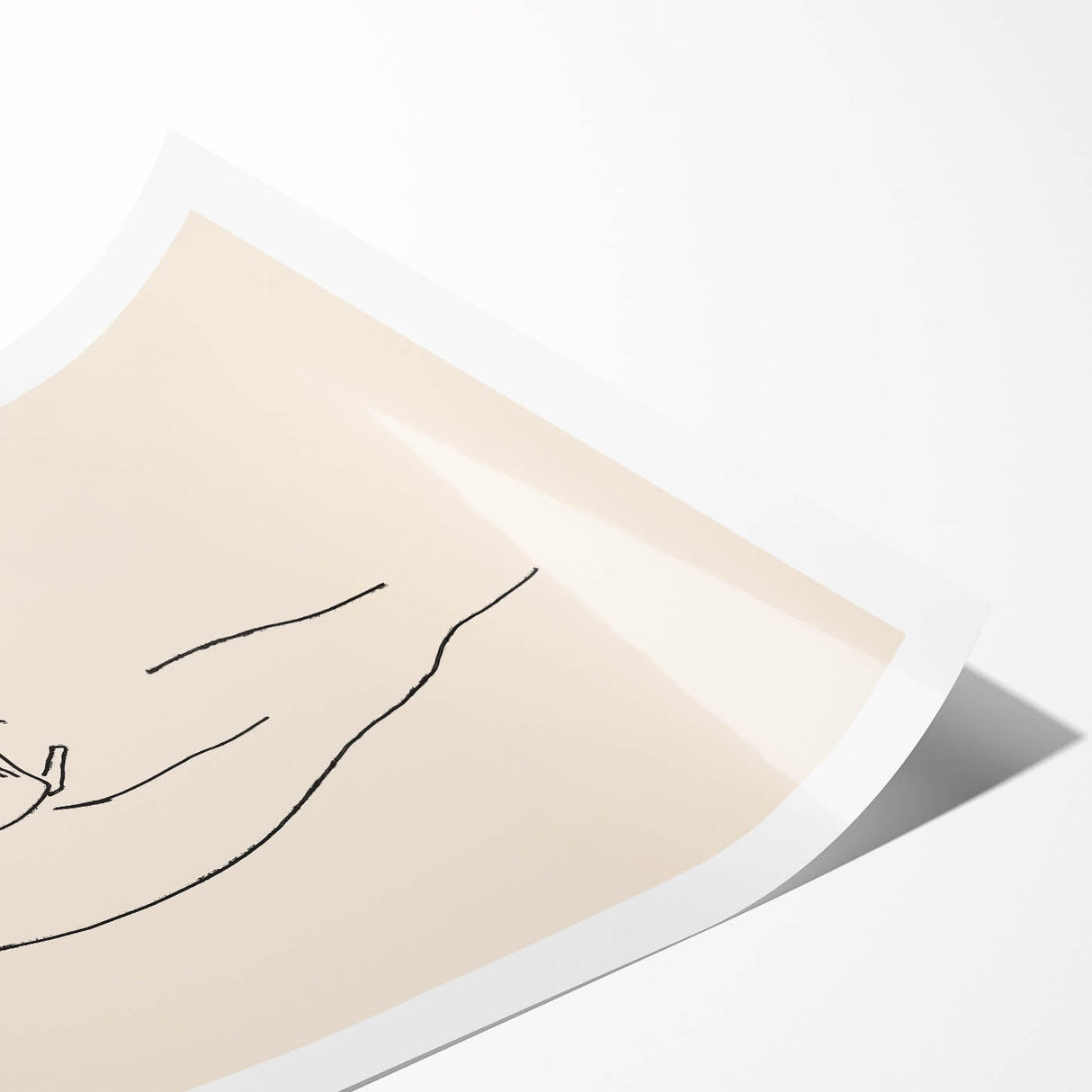 Minimalist Line Art – Elegant Figure Drawing for Modern Wall Decor