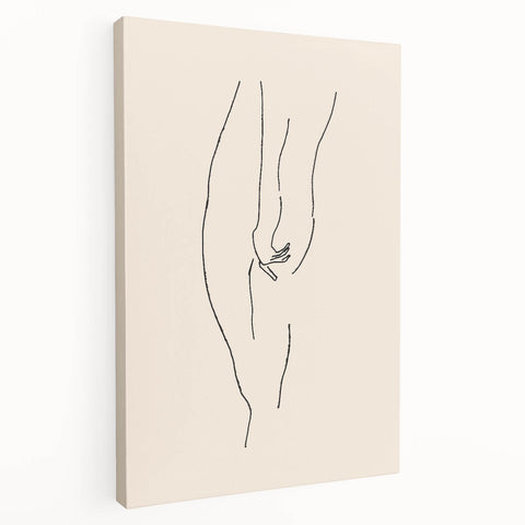 Minimalist Line Art – Elegant Figure Drawing for Modern Wall Decor