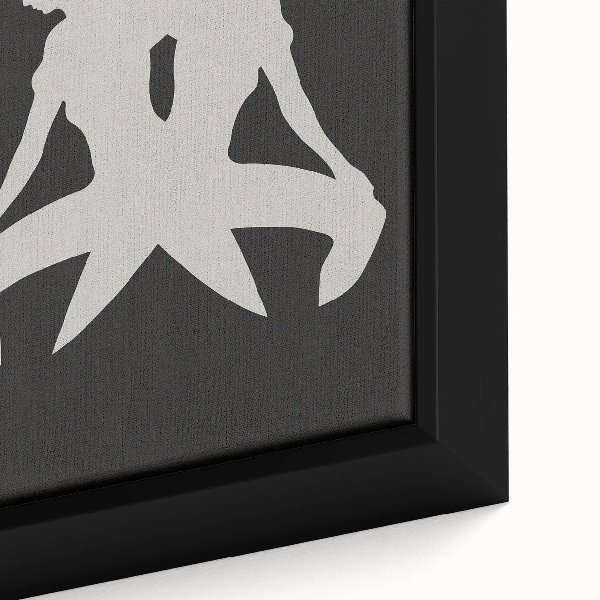 Minimalist Silhouette Art – Abstract Modern Figure Wall Decor in Black