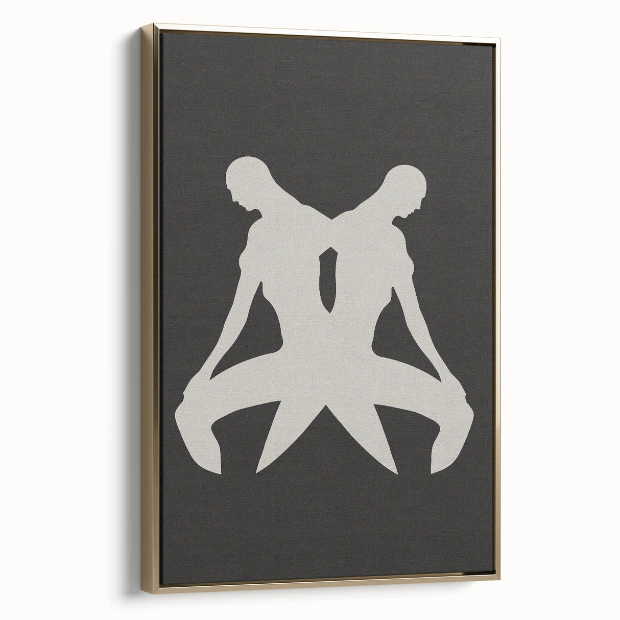 Minimalist Silhouette Art – Abstract Modern Figure Wall Decor in Black