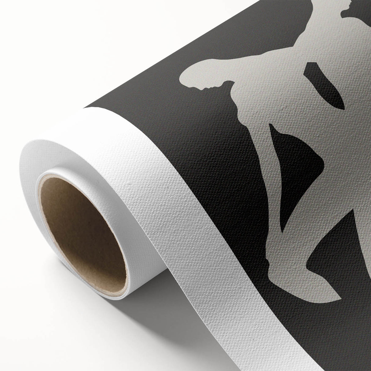 Minimalist Silhouette Art – Abstract Modern Figure Wall Decor in Black