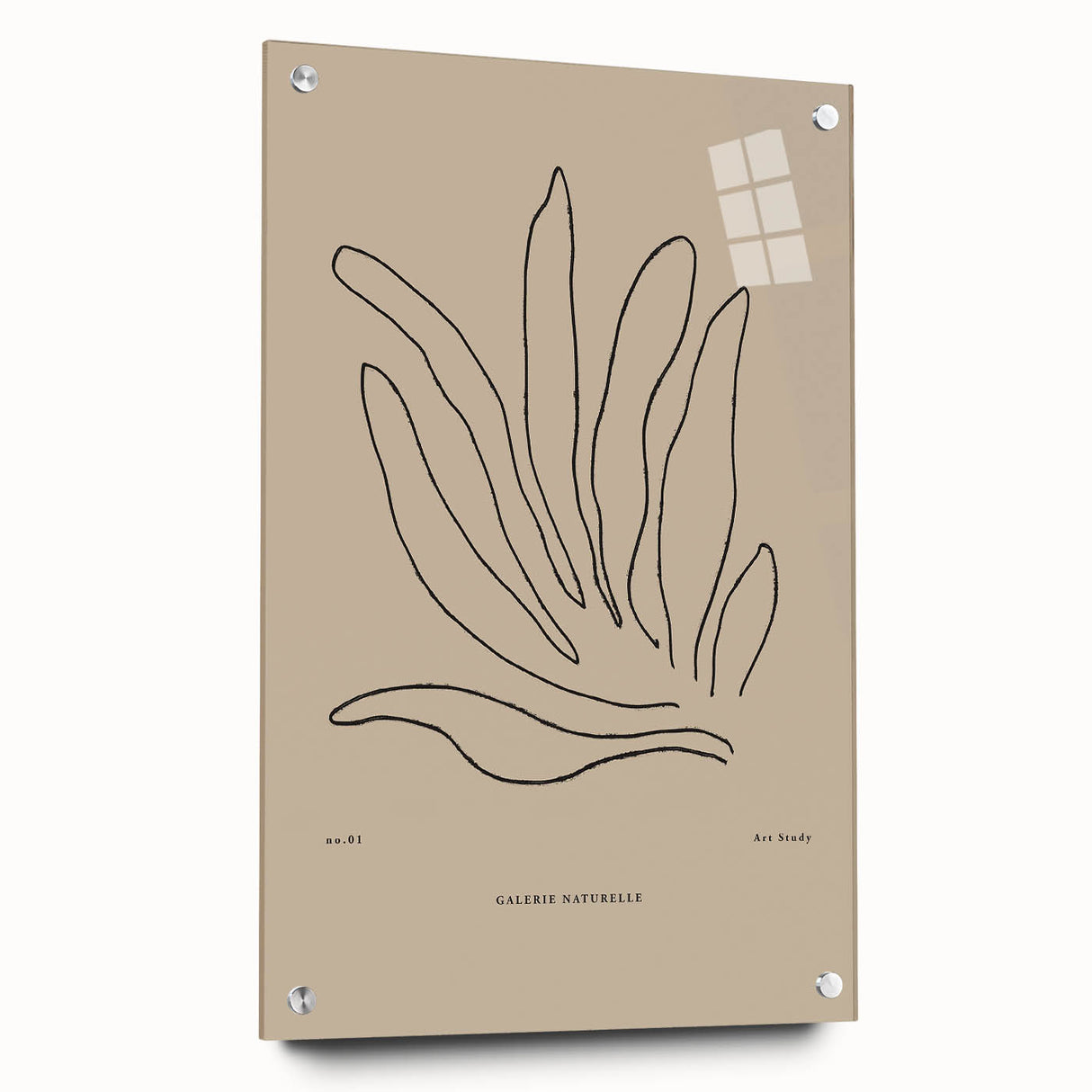 Minimalist Botanical Study – Modern Abstract Line Art for Wall Decor