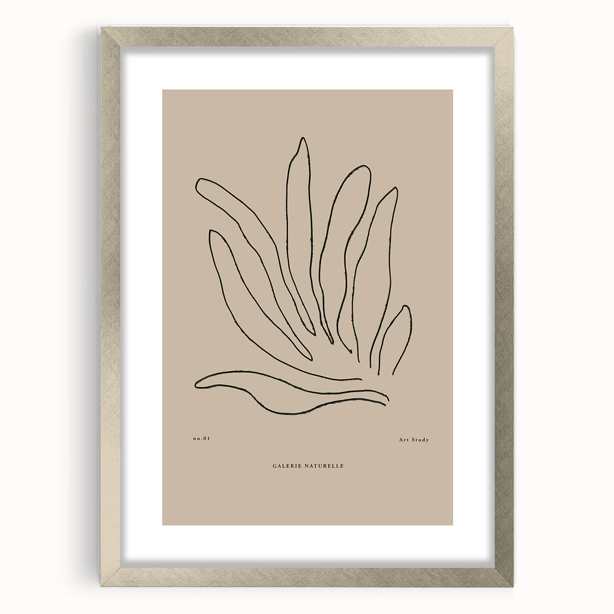 Minimalist Botanical Study – Modern Abstract Line Art for Wall Decor