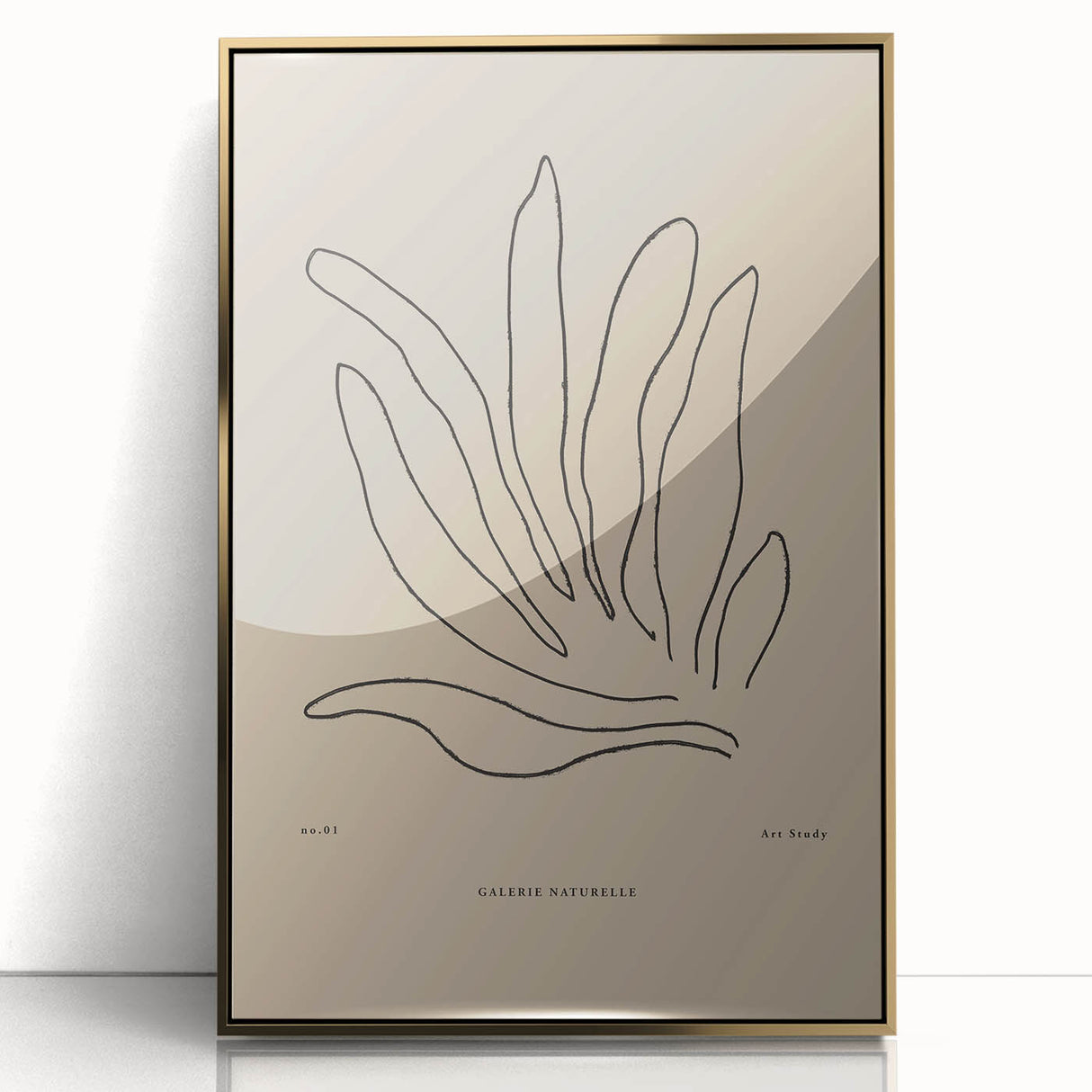 Minimalist Botanical Study – Modern Abstract Line Art for Wall Decor