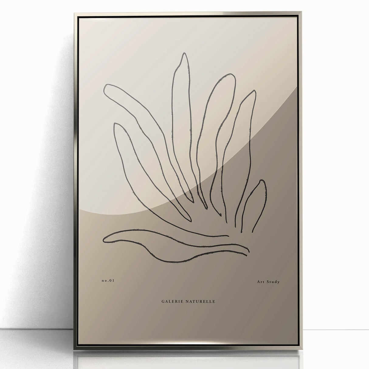 Minimalist Botanical Study – Modern Abstract Line Art for Wall Decor