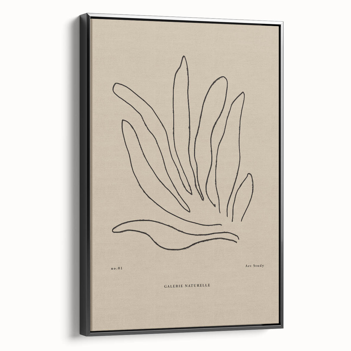 Minimalist Botanical Study – Modern Abstract Line Art for Wall Decor