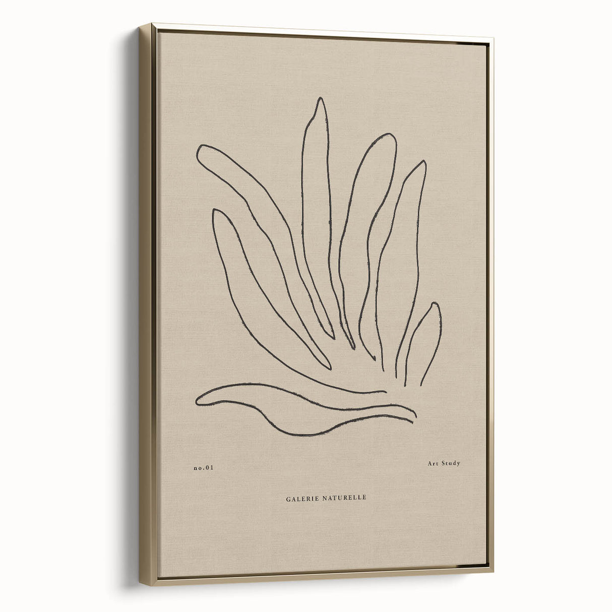 Minimalist Botanical Study – Modern Abstract Line Art for Wall Decor