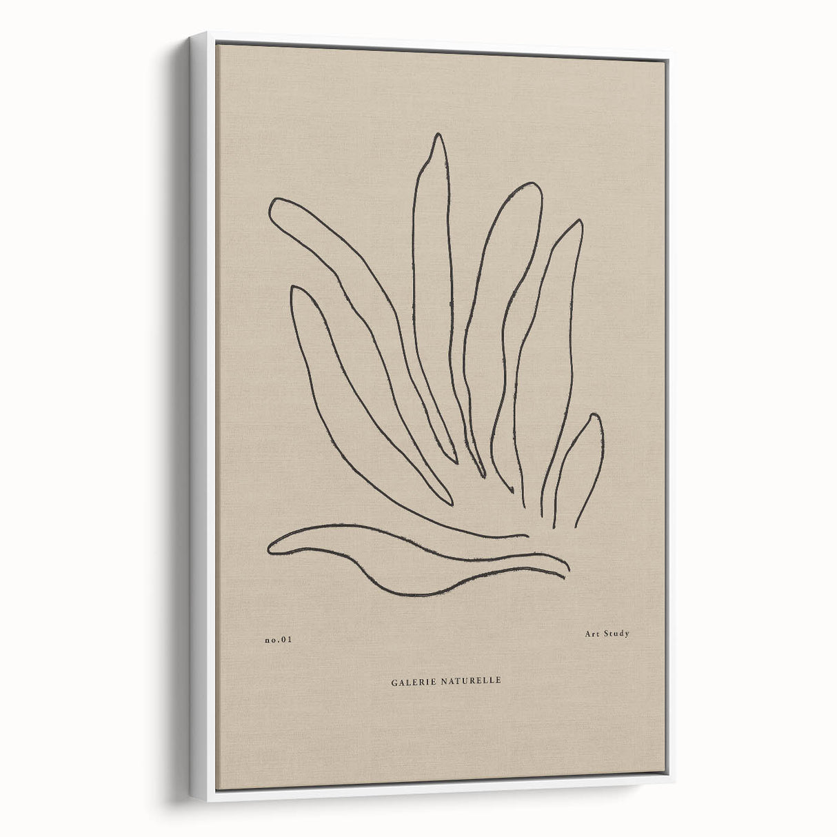 Minimalist Botanical Study – Modern Abstract Line Art for Wall Decor