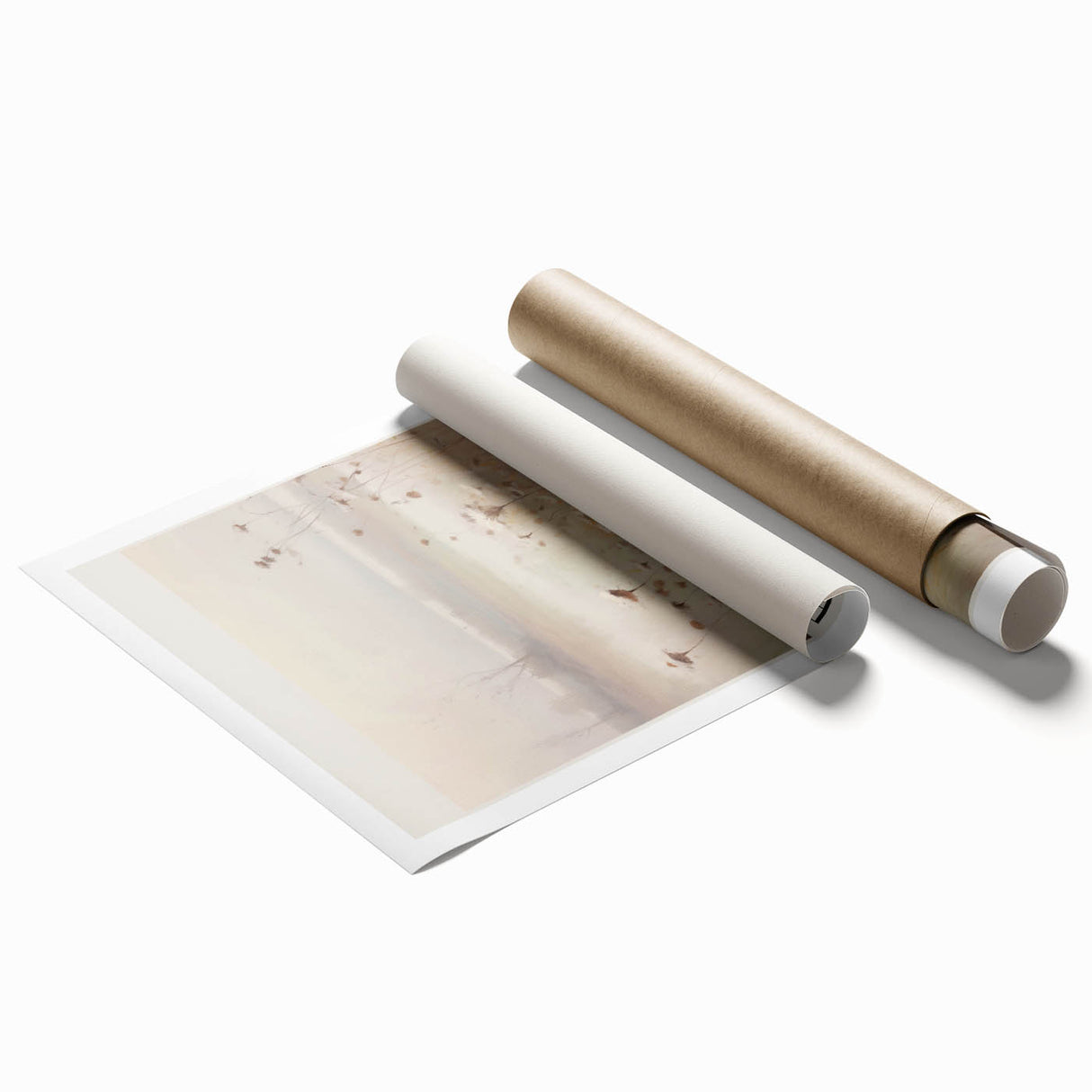 Field Flowers Minimalist Art – Elegant Nature-Inspired Wall Decor