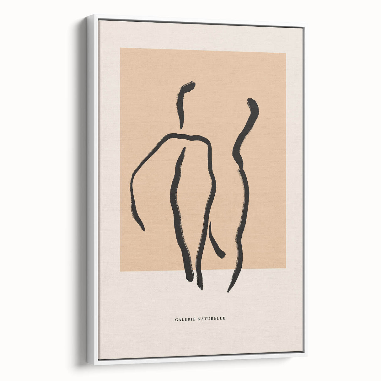 Abstract Minimalist Figure Art – Modern Line Drawing for Elegant Decor
