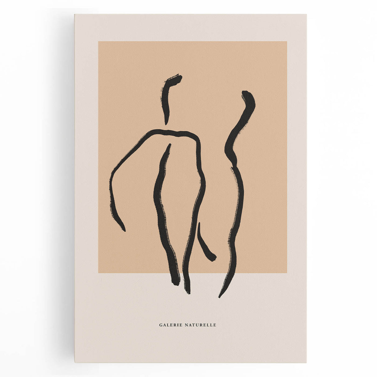 Abstract Minimalist Figure Art – Modern Line Drawing for Elegant Decor