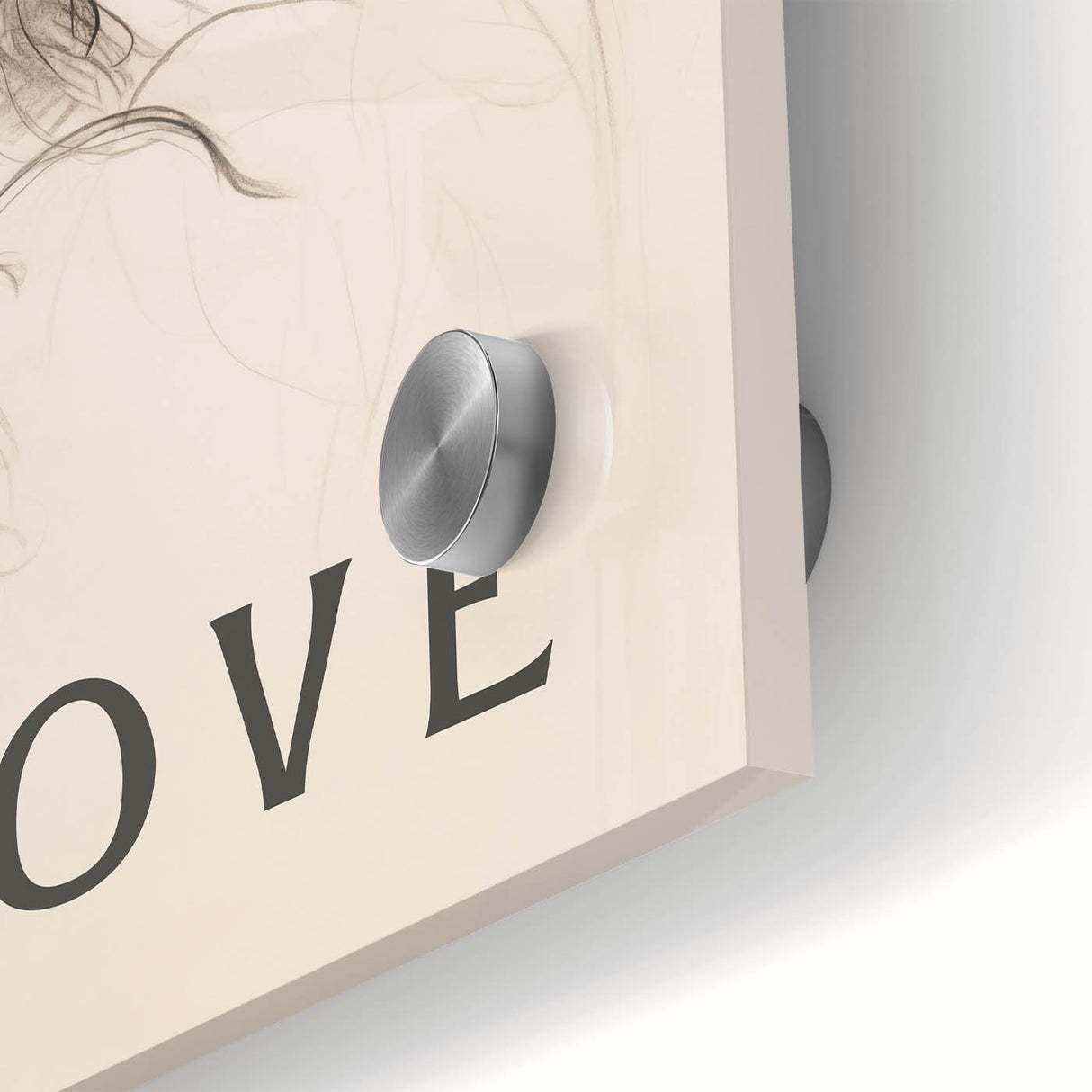 Bound by Love Minimalist Art – Elegant Line Drawing for Modern Spaces