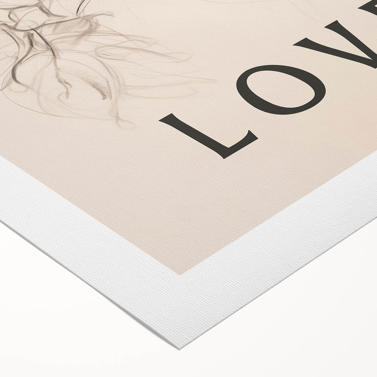 Bound by Love Minimalist Art – Elegant Line Drawing for Modern Spaces