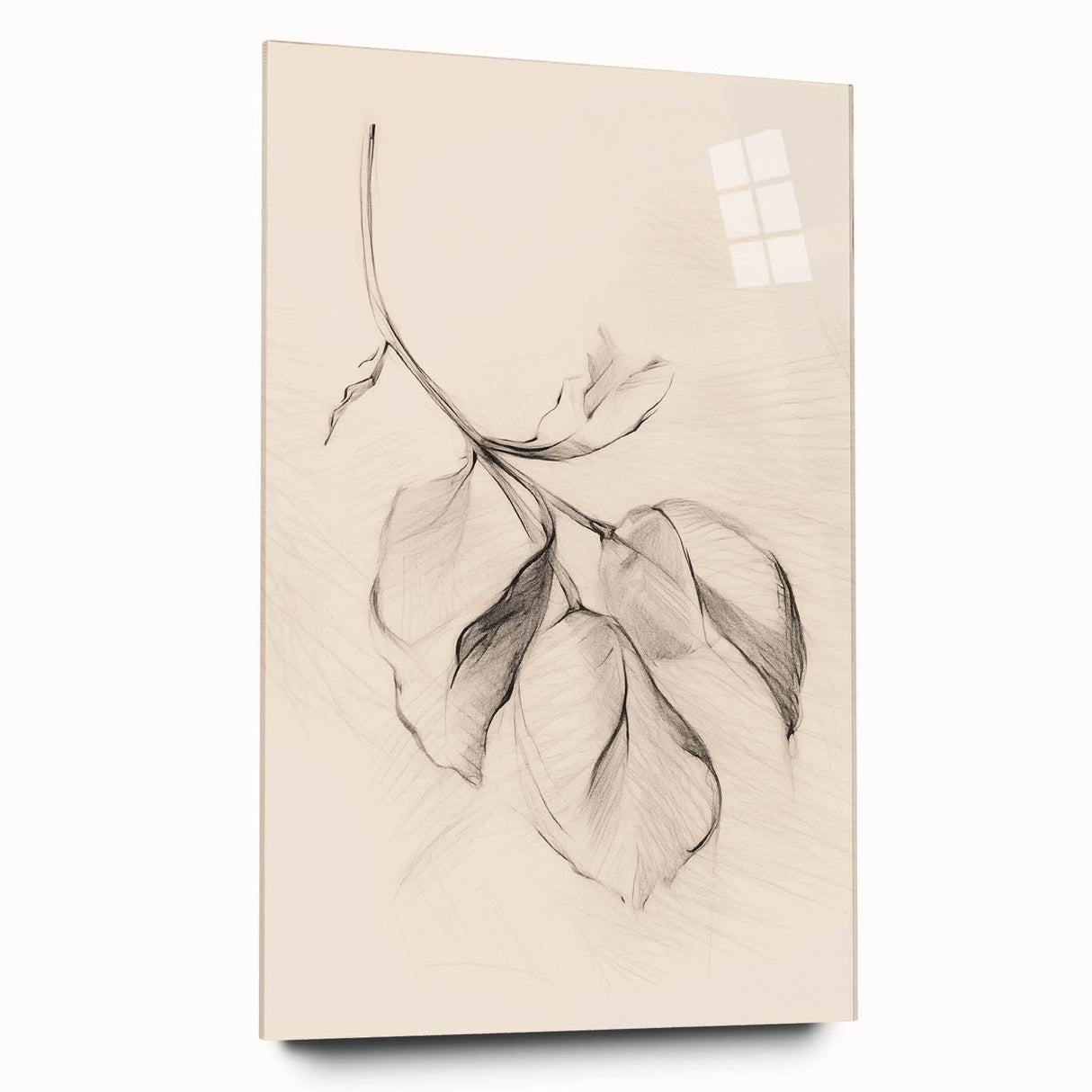 Minimalist Leaf Sketch – Modern Line Art for Clean and Simple Decor