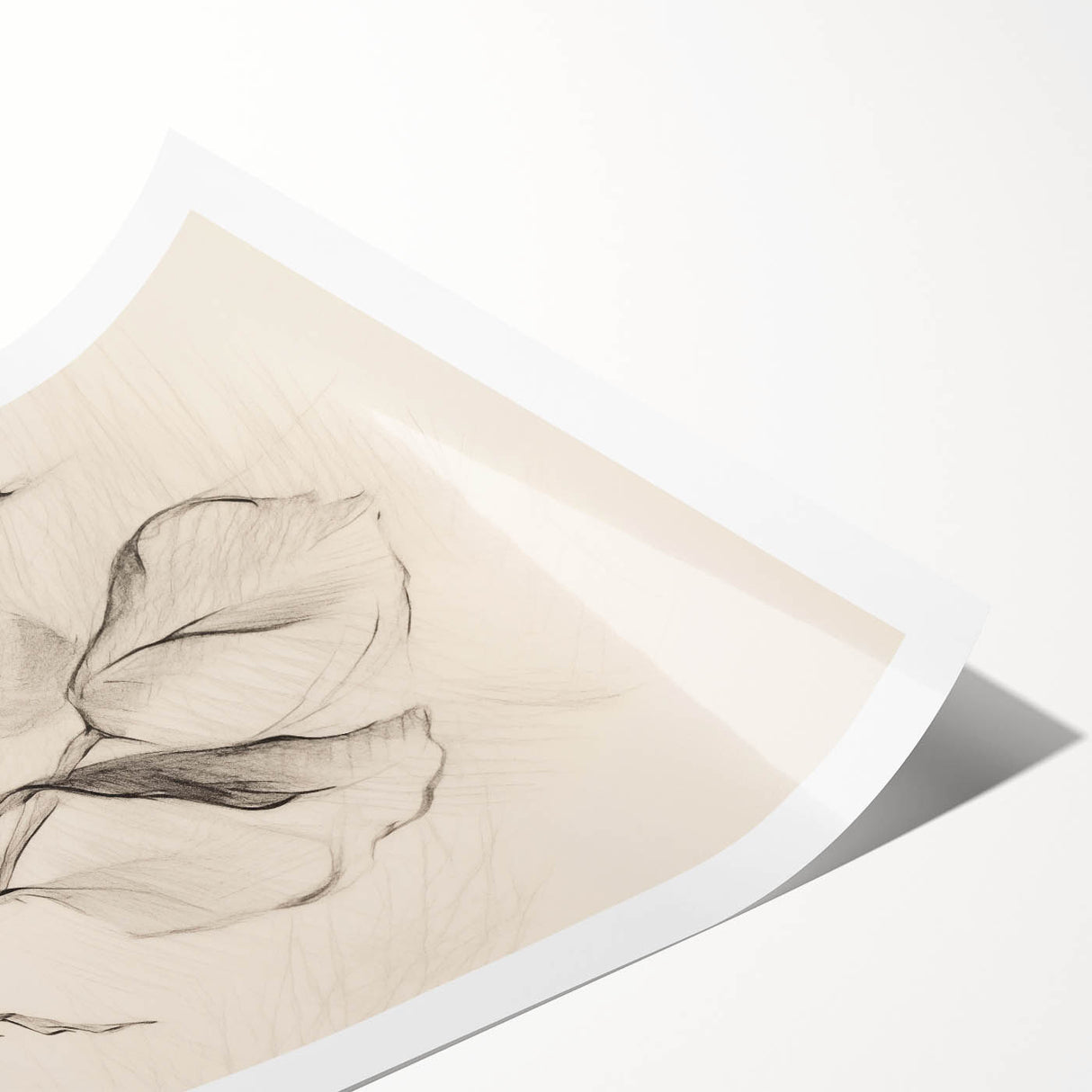 Minimalist Leaf Sketch – Modern Line Art for Clean and Simple Decor