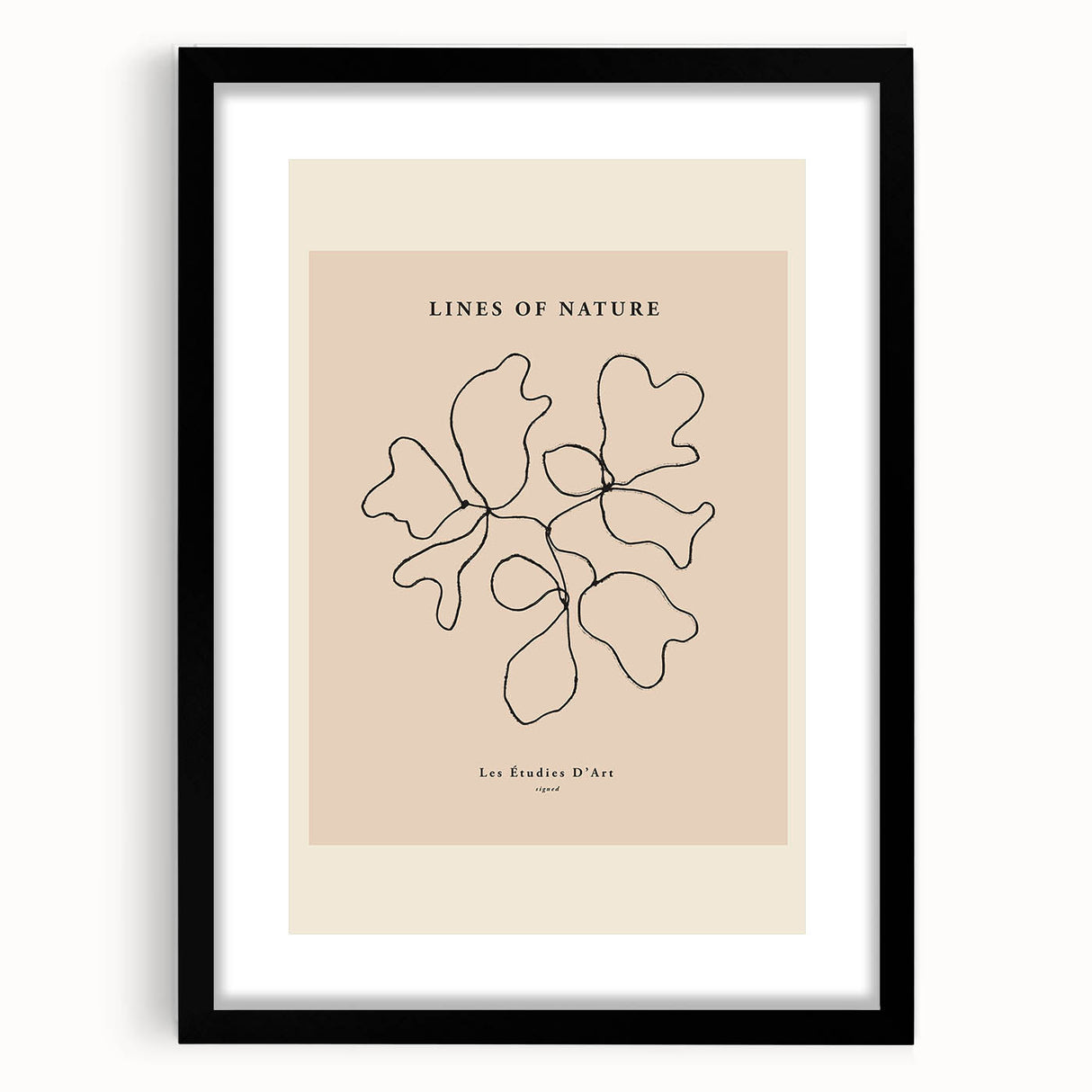 Minimalist Nature Line Art – Abstract Botanical Design for Modern Decor