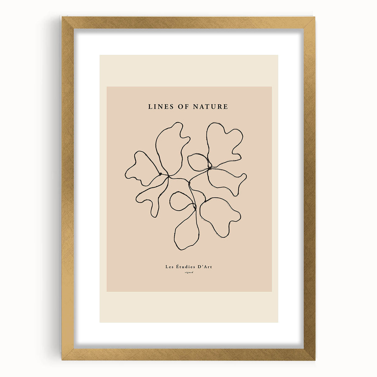 Minimalist Nature Line Art – Abstract Botanical Design for Modern Decor