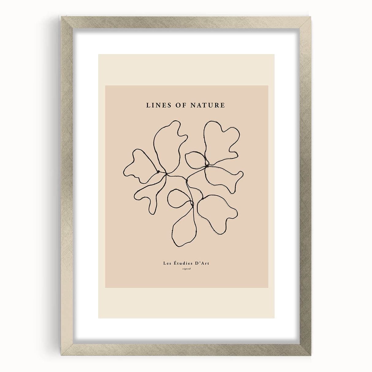 Minimalist Nature Line Art – Abstract Botanical Design for Modern Decor