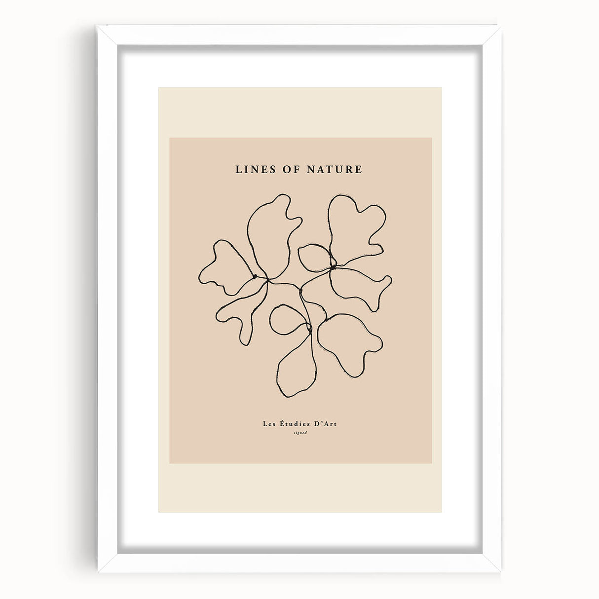 Minimalist Nature Line Art – Abstract Botanical Design for Modern Decor