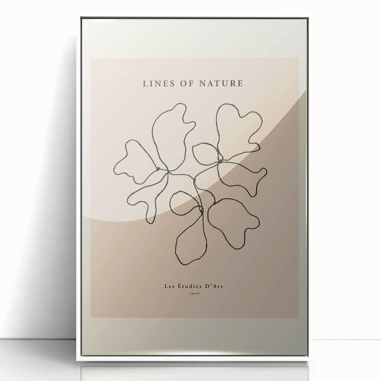 Minimalist Nature Line Art – Abstract Botanical Design for Modern Decor