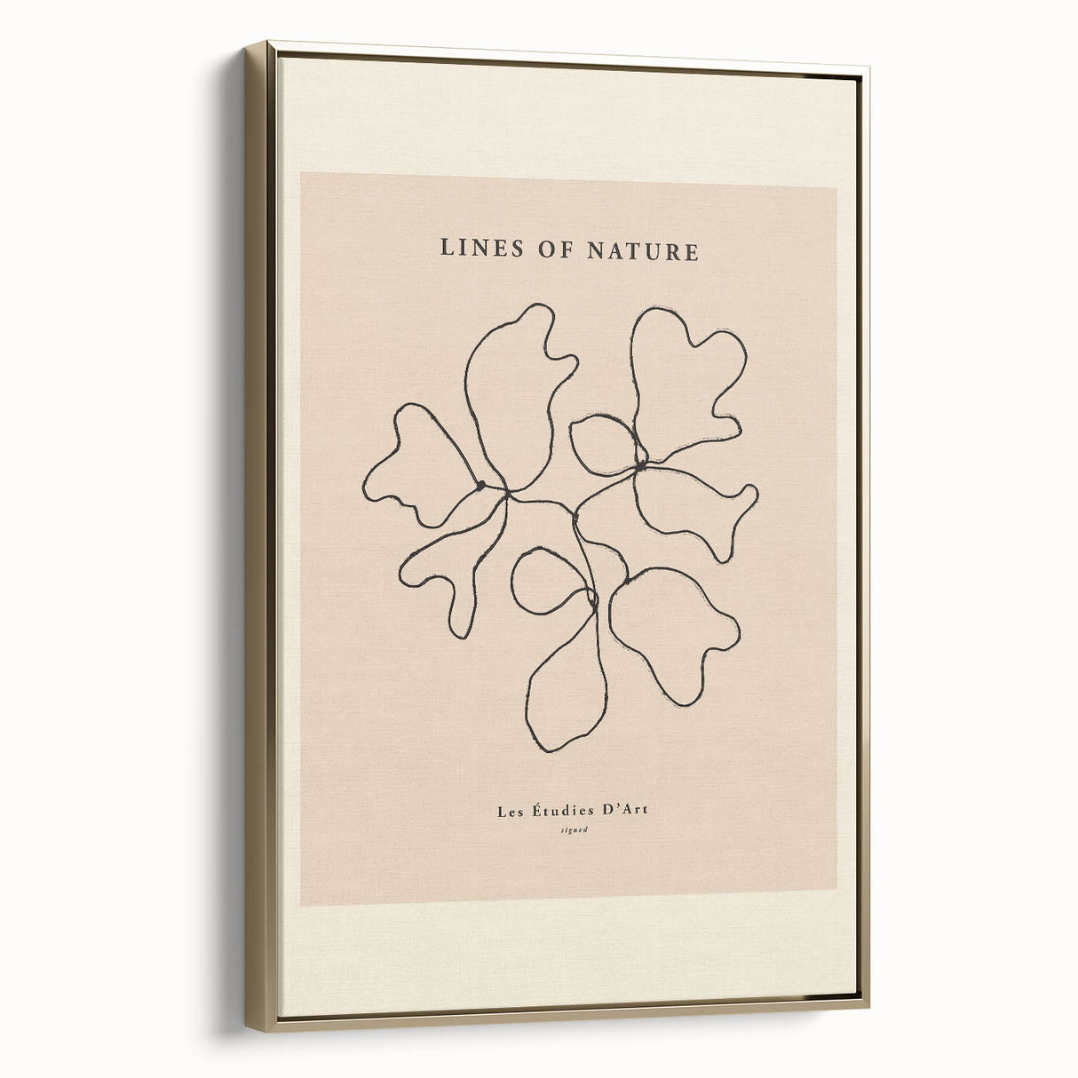 Minimalist Nature Line Art – Abstract Botanical Design for Modern Decor