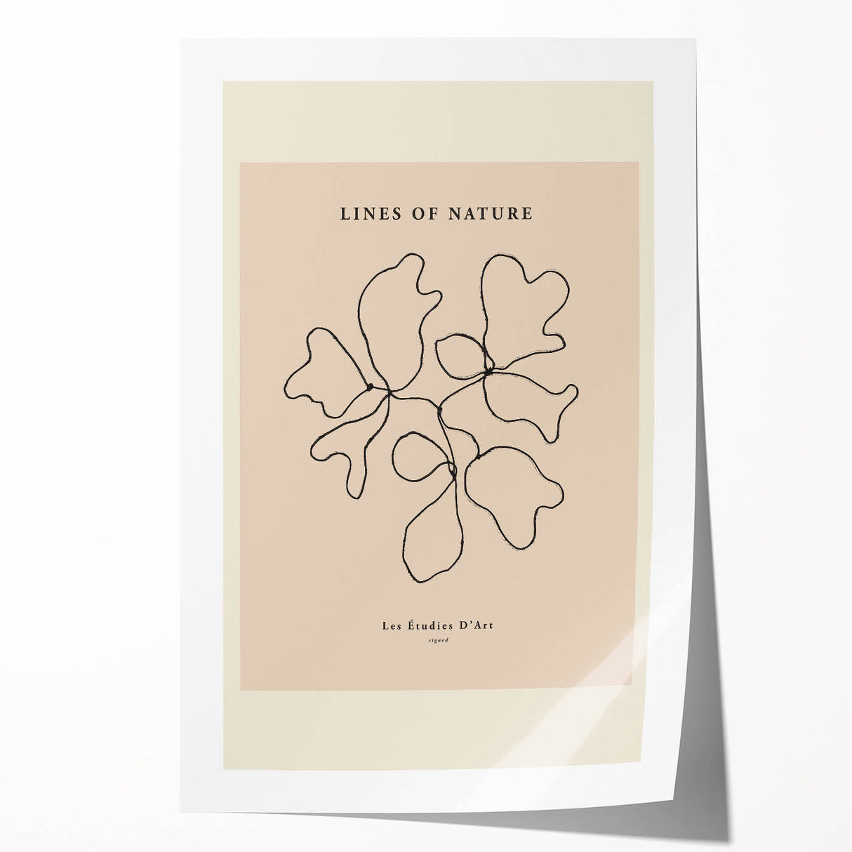 Minimalist Nature Line Art – Abstract Botanical Design for Modern Decor