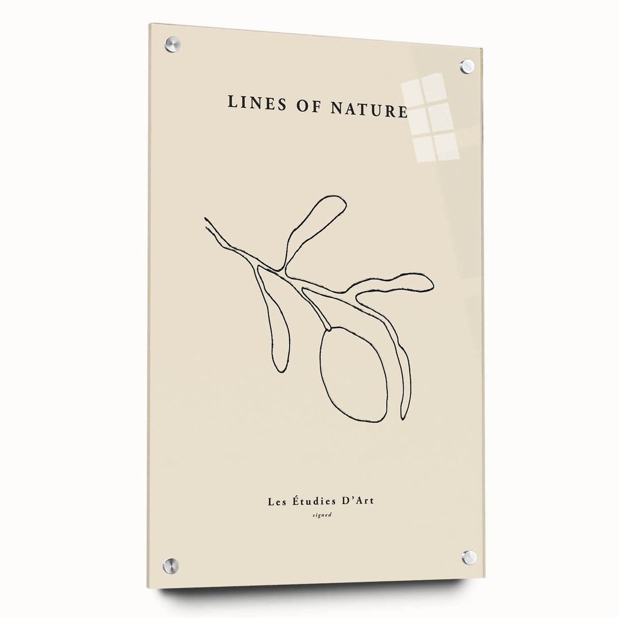 Minimalist Wall Art – Modern Nature-Inspired Line Drawing for Elegant Spaces