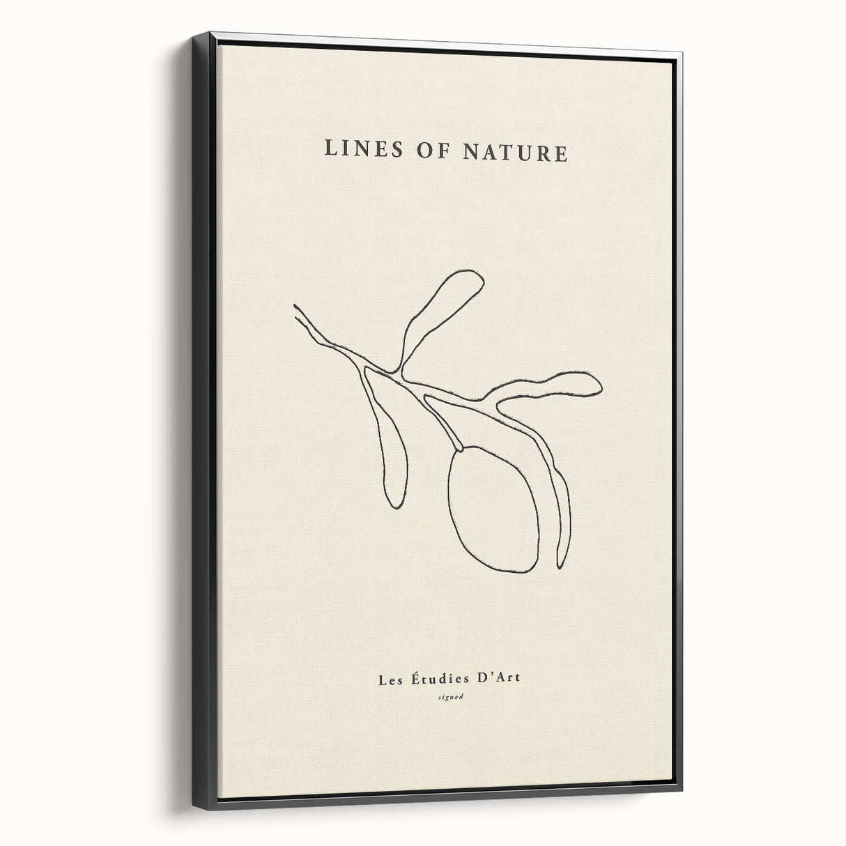 Minimalist Wall Art – Modern Nature-Inspired Line Drawing for Elegant Spaces