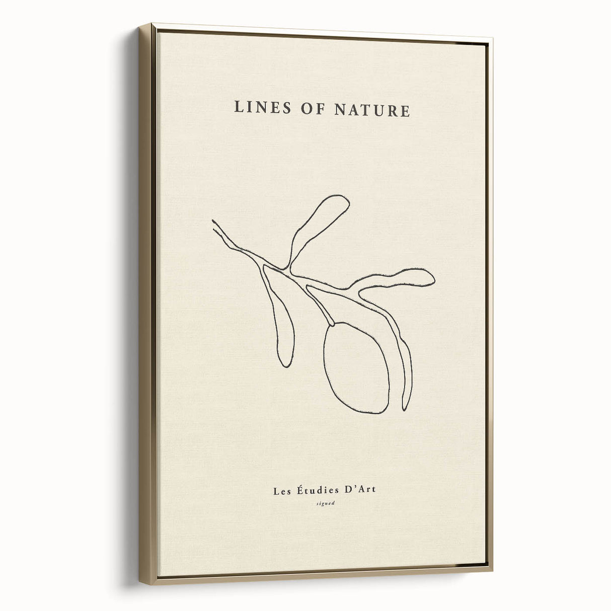 Minimalist Wall Art – Modern Nature-Inspired Line Drawing for Elegant Spaces