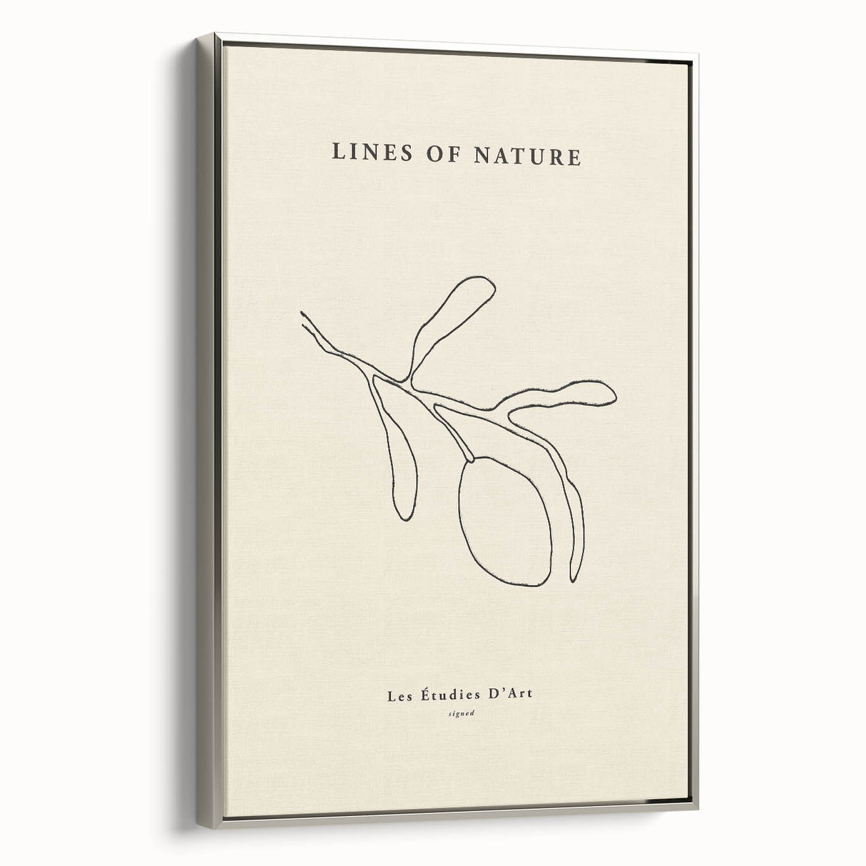 Minimalist Wall Art – Modern Nature-Inspired Line Drawing for Elegant Spaces