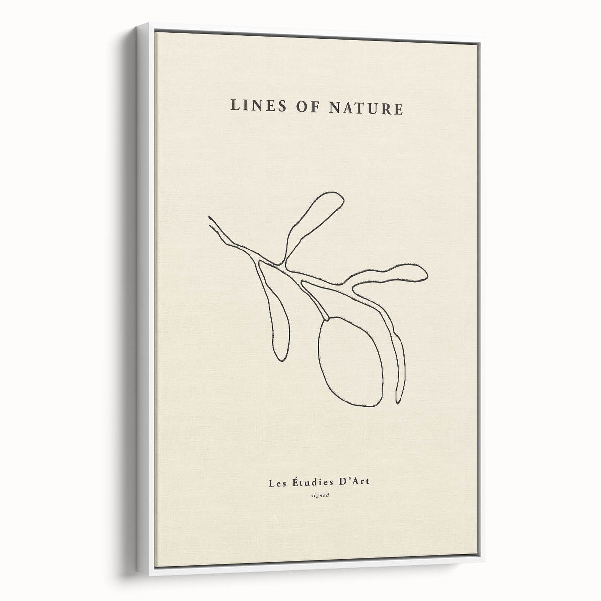 Minimalist Wall Art – Modern Nature-Inspired Line Drawing for Elegant Spaces