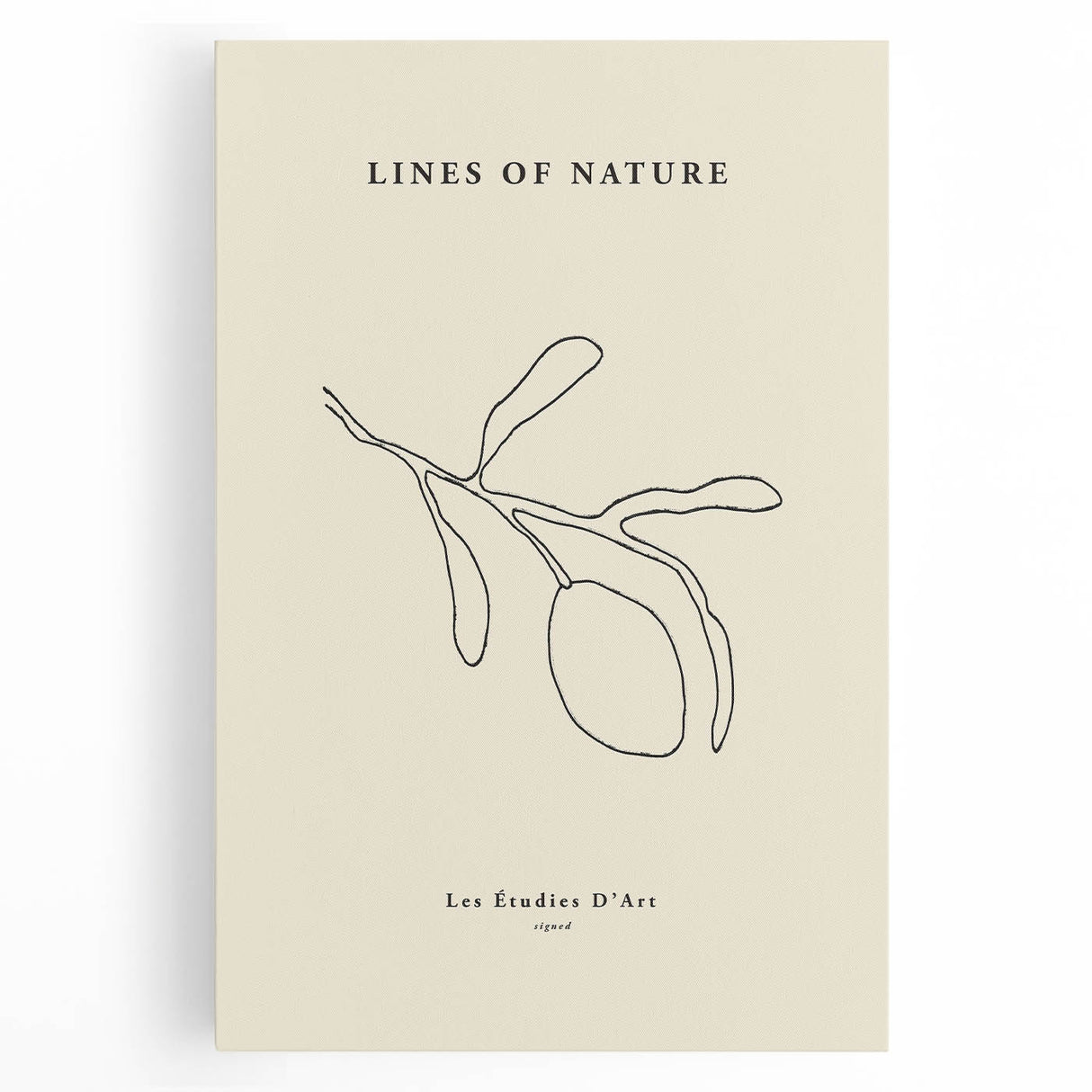 Minimalist Wall Art – Modern Nature-Inspired Line Drawing for Elegant Spaces