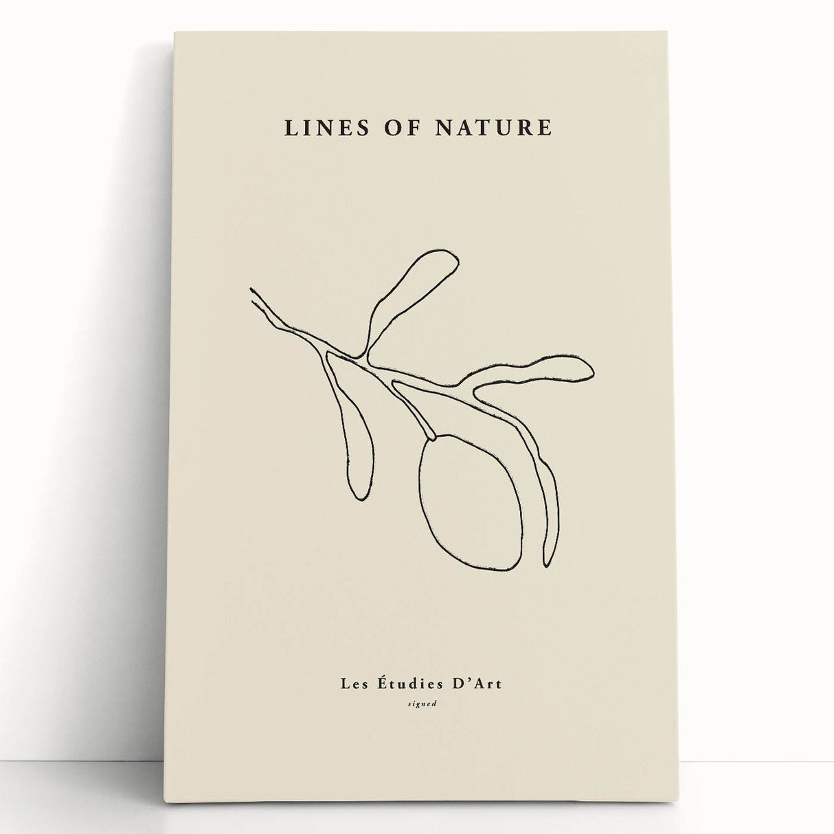 Minimalist Wall Art – Modern Nature-Inspired Line Drawing for Elegant Spaces