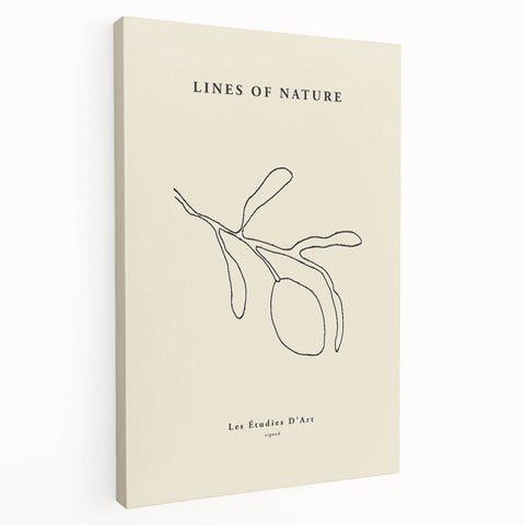 Minimalist Wall Art – Modern Nature-Inspired Line Drawing for Elegant Spaces