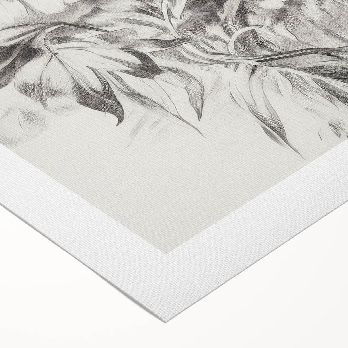 Minimalist Floral Art – Delicate Pencil Sketch of Flowers