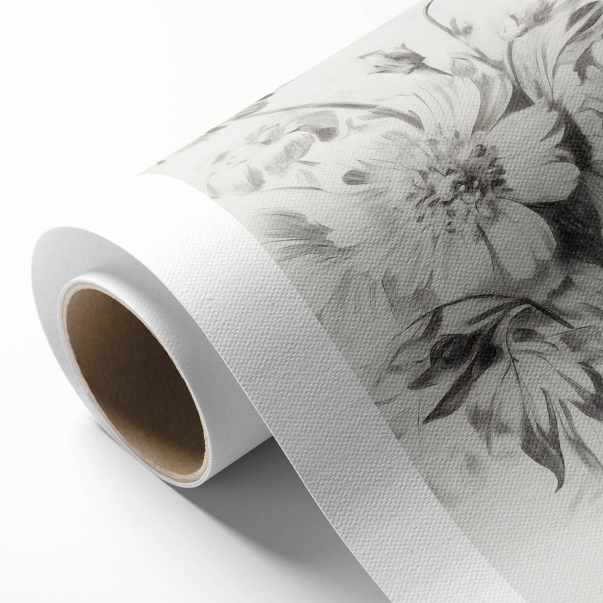 Minimalist Floral Art – Delicate Pencil Sketch of Flowers