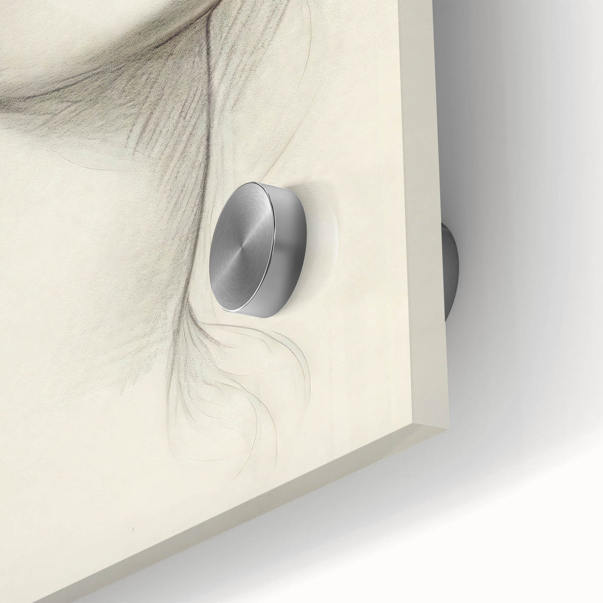 Minimalist Portrait Art – Elegant Pencil Drawing of a Woman