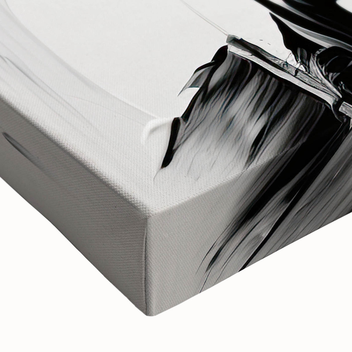 Bold Minimalist Portrait Wall Art - Black and White Abstract Expression