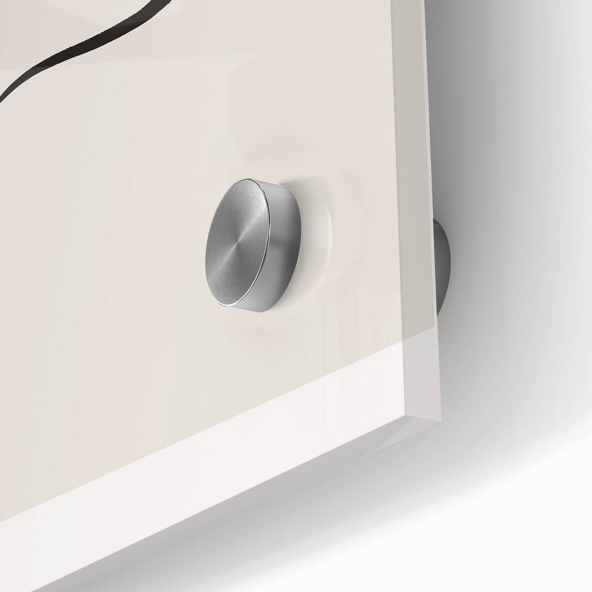 Minimalist Line Art Wall Print - Elegant Abstract Figure in Black