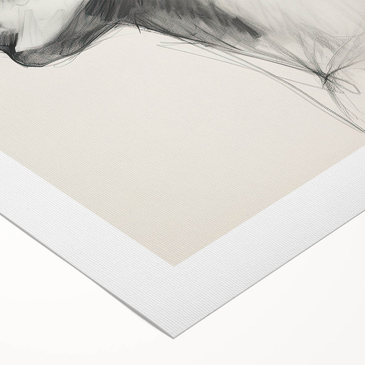 Minimalist Wall Art – Modern Abstract Portrait in Clean Line Design