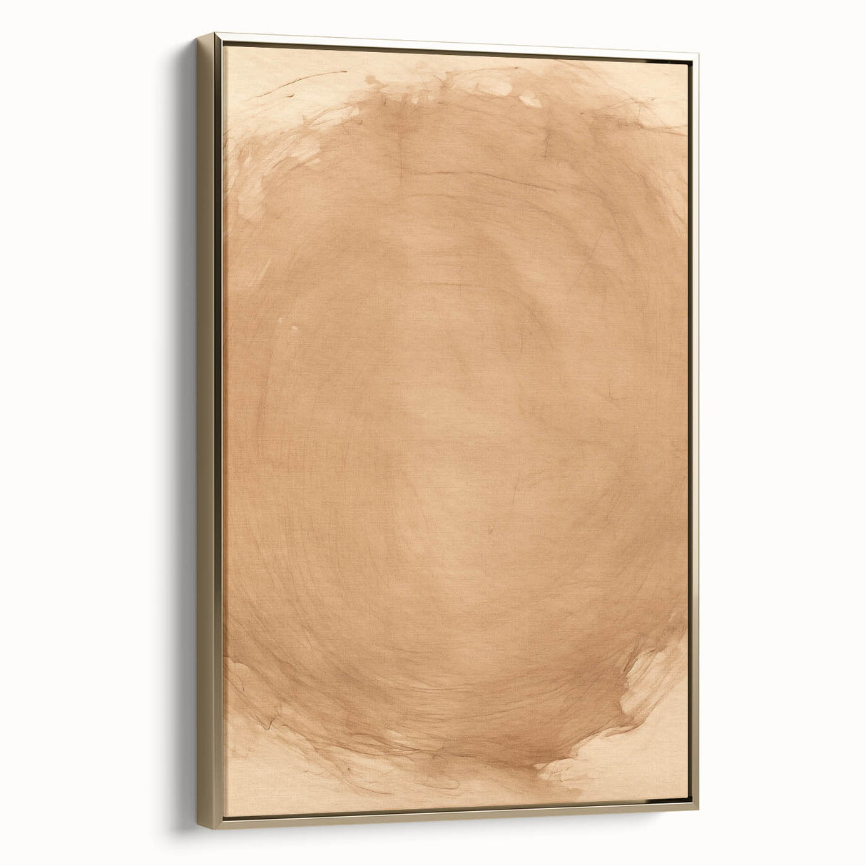Minimalist Wall Art: Abstract Beige and Brown Minimal Art Print