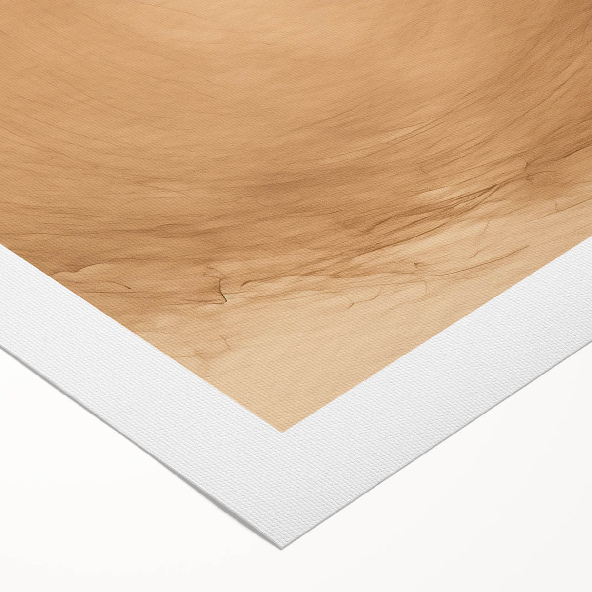 Minimalist Wall Art: Abstract Beige and Brown Minimal Art Print