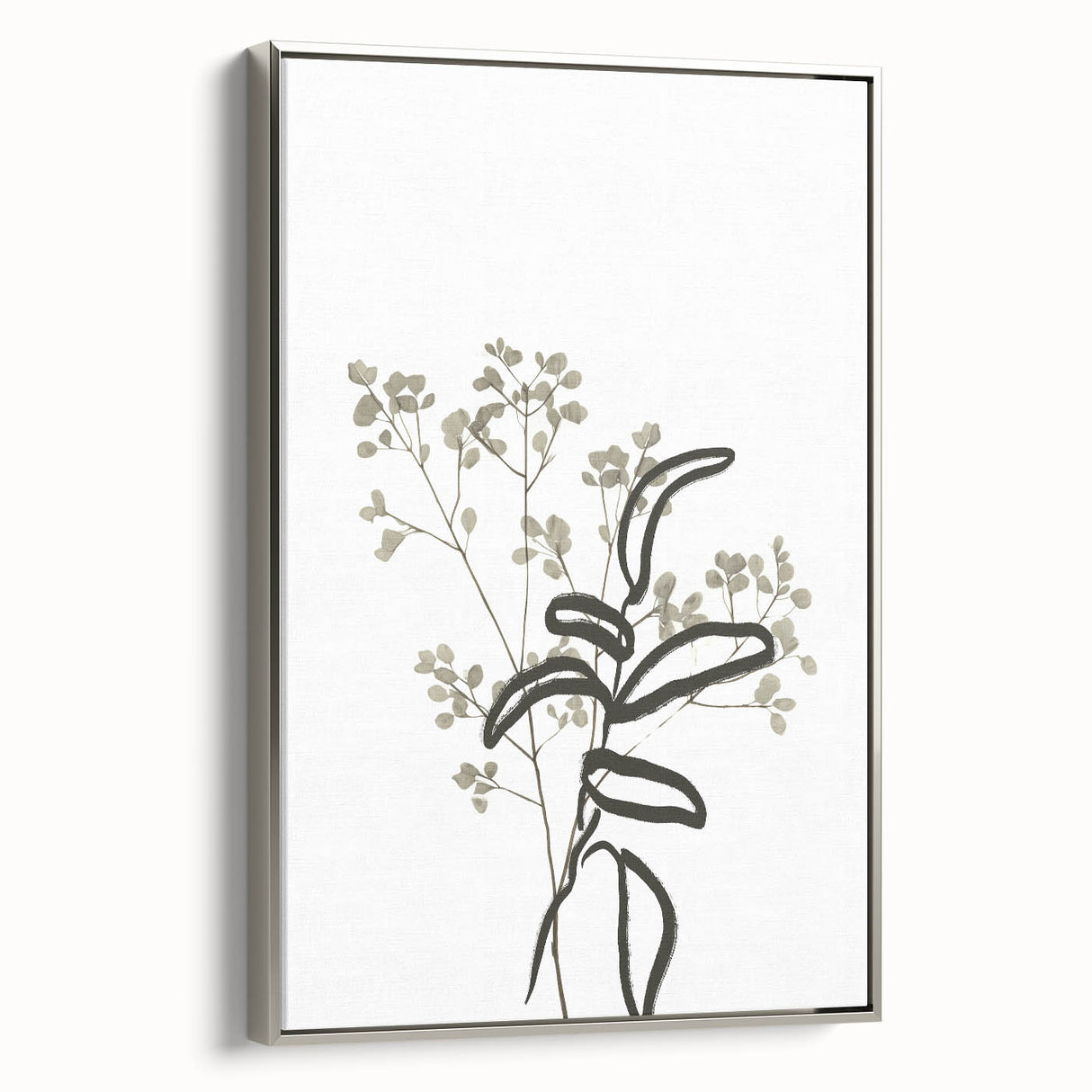 Minimalist Botanical Wall Art: Modern Nature-Inspired Line Art Print