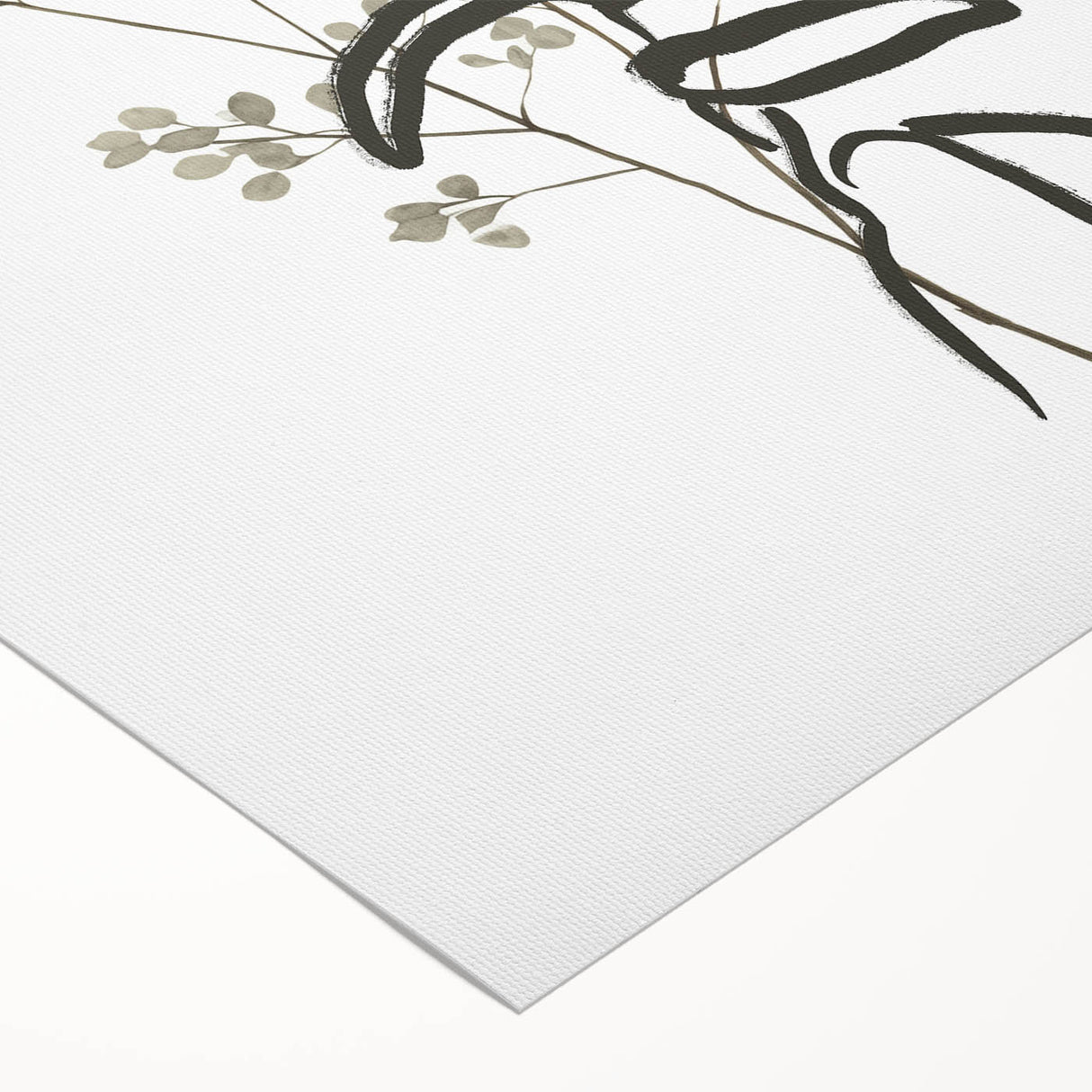 Minimalist Botanical Wall Art: Modern Nature-Inspired Line Art Print