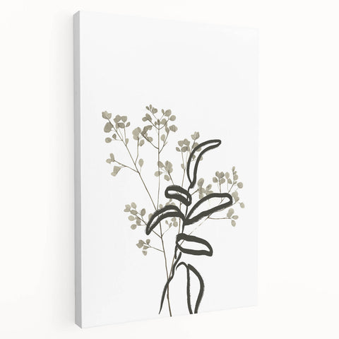 Minimalist Botanical Wall Art: Modern Nature-Inspired Line Art Print