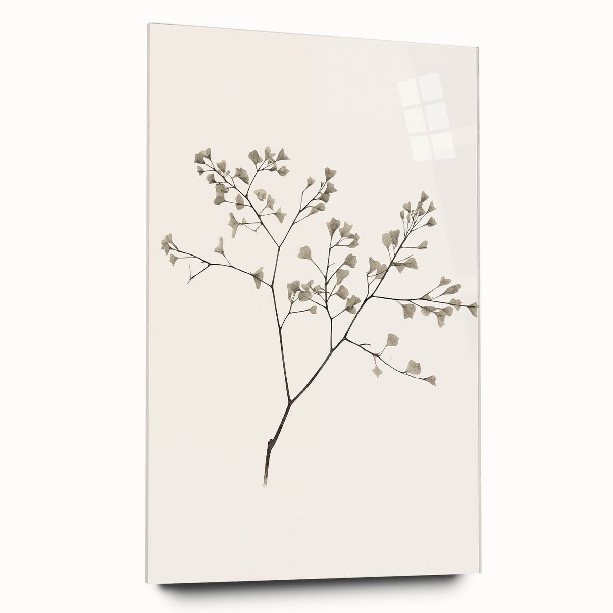 Minimalist Botanical Art Print: Simple Nature-Inspired Wall Art in Neutral Tones