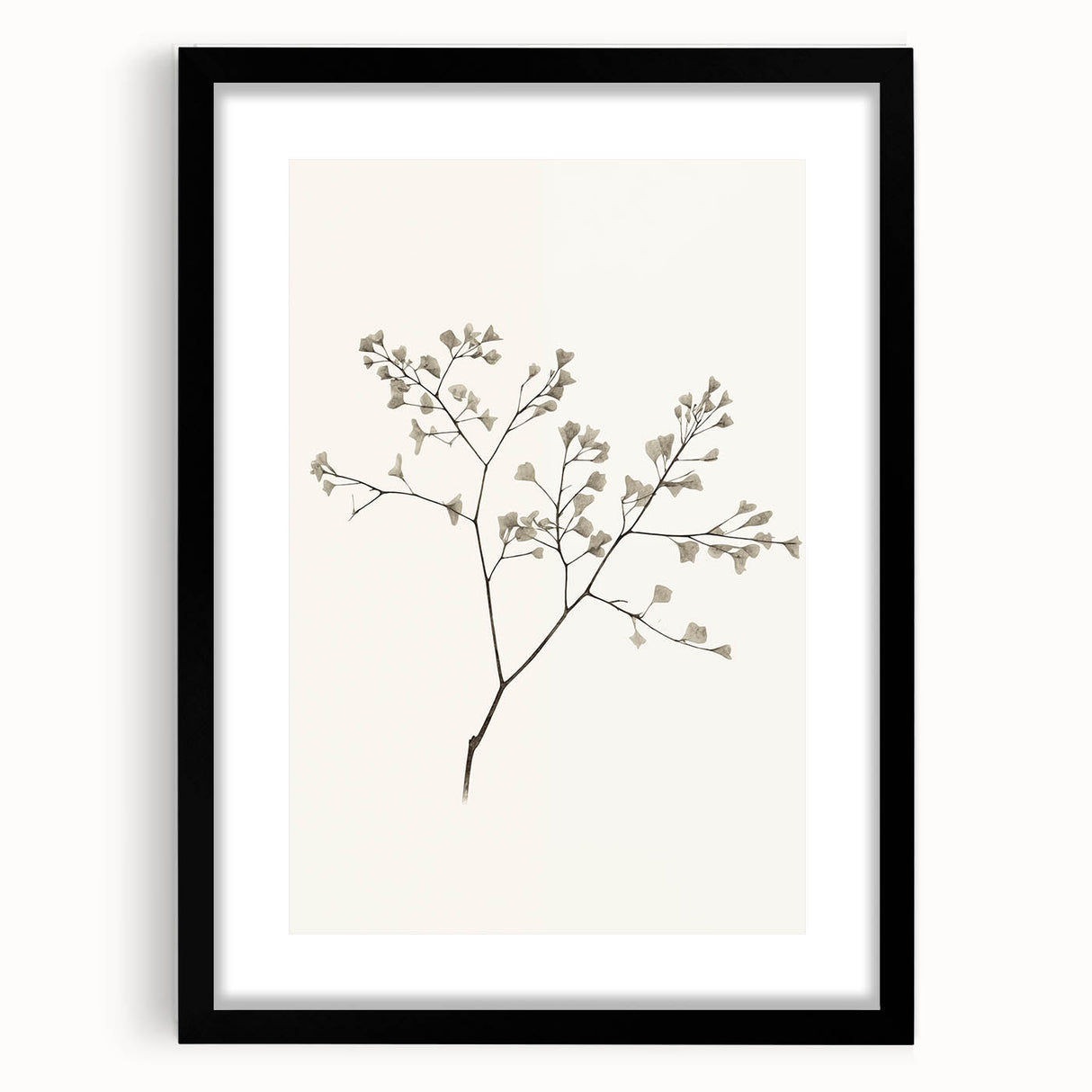 Minimalist Botanical Art Print: Simple Nature-Inspired Wall Art in Neutral Tones