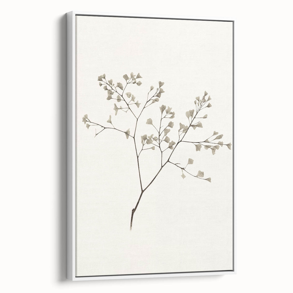 Minimalist Botanical Art Print: Simple Nature-Inspired Wall Art in Neutral Tones