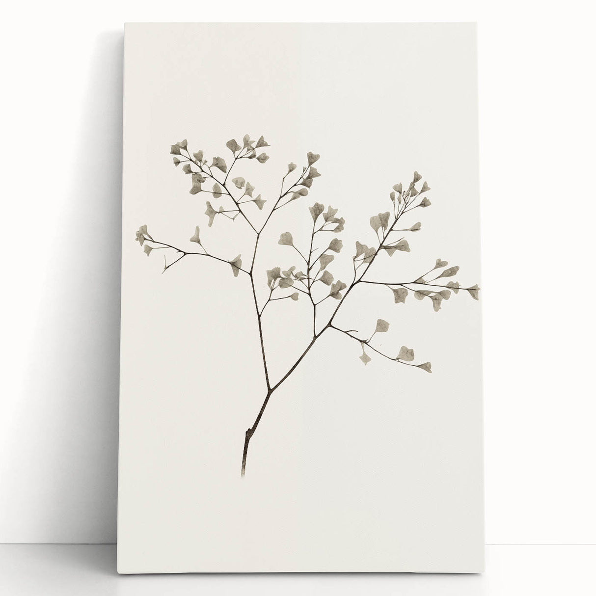 Minimalist Botanical Art Print: Simple Nature-Inspired Wall Art in Neutral Tones