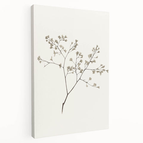 Minimalist Botanical Art Print: Simple Nature-Inspired Wall Art in Neutral Tones